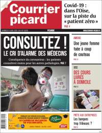 Portada de Courrier Picard (Francia)