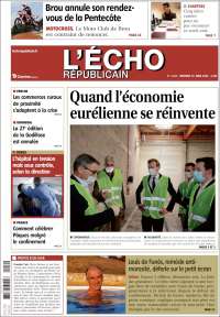 Portada de L'Echo Républicain (Francia)