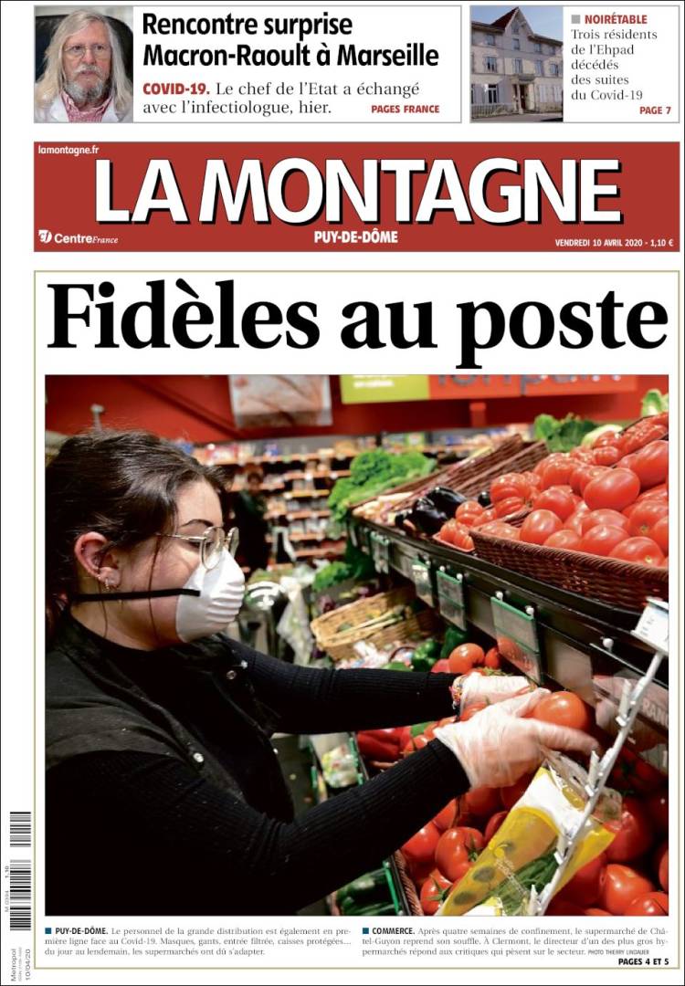 Portada de La Montagne (Francia)