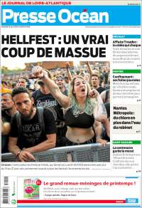 Portada de Presse Ocean (Francia)