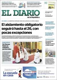 Portada de Diario de la República (Argentina)