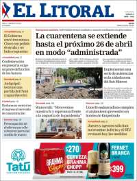 Portada de El Litoral Corrientes (Argentina)