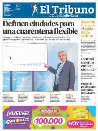 Portada de El Tribuno - Salta (Argentina)