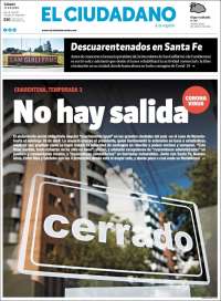 Portada de Diario El Ciudadano (Argentina)