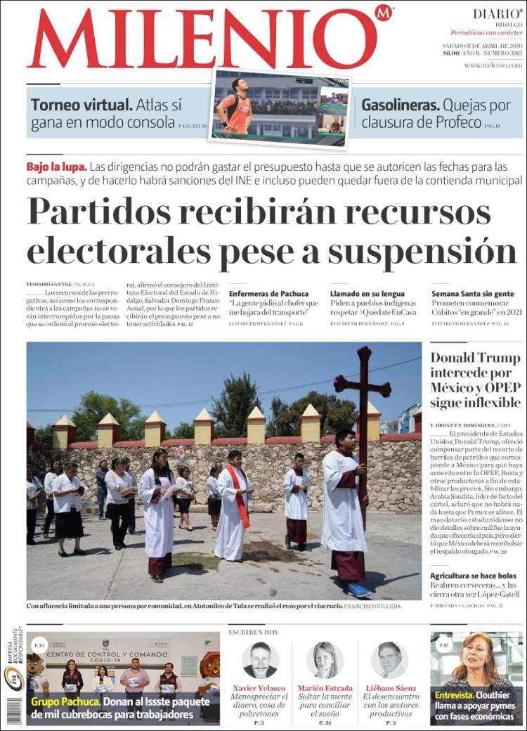 Portada de Milenio de Hidalgo (M&eacute;xico)