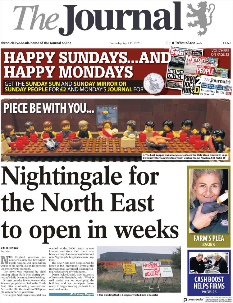 Portada de The Journal (Reino Unido)