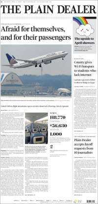 Portada de The Plain Dealer (USA)