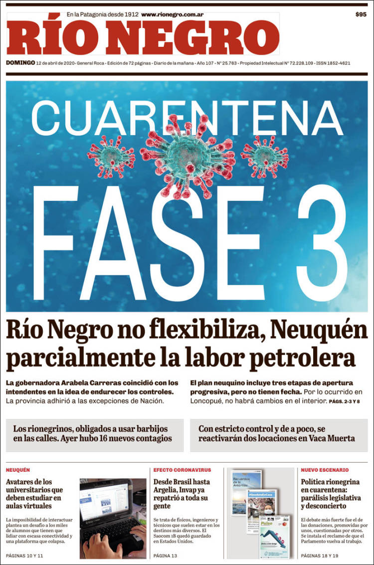 Portada de Rio Negro (Argentina)
