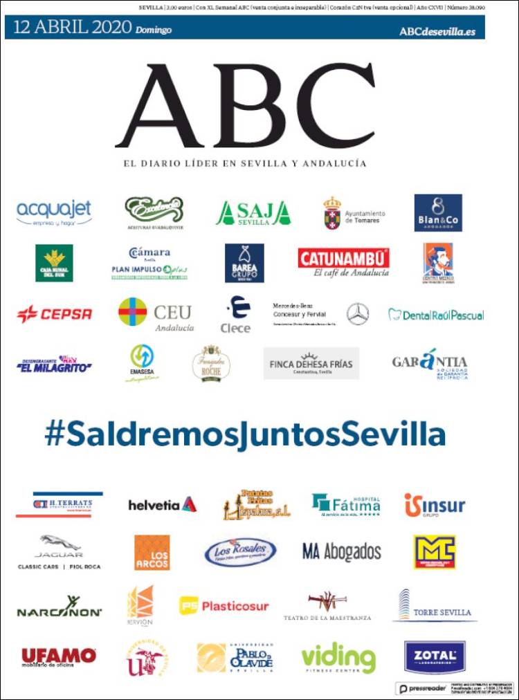 Portada de ABC - Sevilla (Spain)