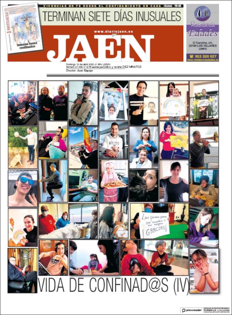 Portada de Diario Jaén (Spain)