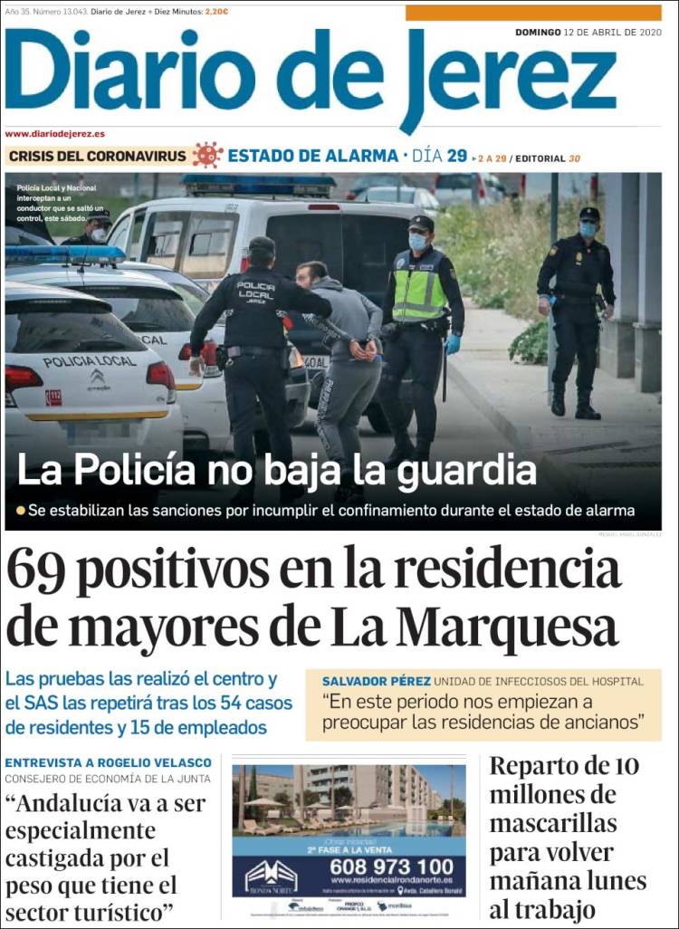 Portada de Diario de Jerez (Spain)