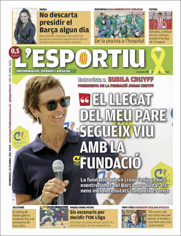 Portada de L'Esportiu (Spain)