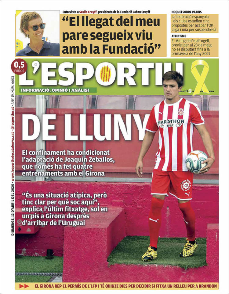 Portada de L'Esportiu : Girona (Spain)