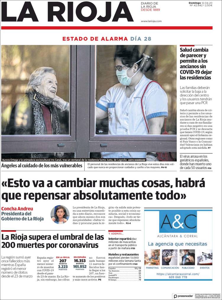 Portada de La Rioja (Spain)