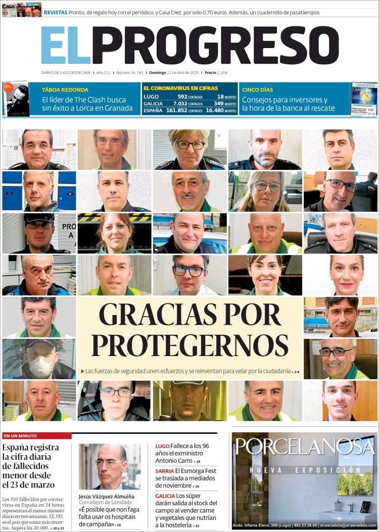 Portada de El Progreso (Spain)