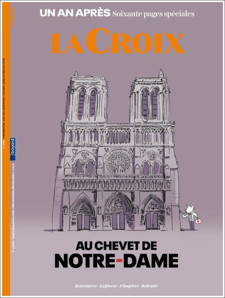 Portada de La Croix (Francia)