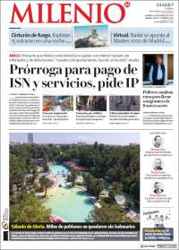 Portada de Milenio de Puebla (México)