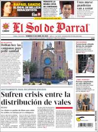 Portada de El Sol de Parral (México)