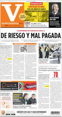 Portada de Vanguardia (México)