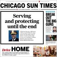 Portada de Chicago Sun-Times (USA)