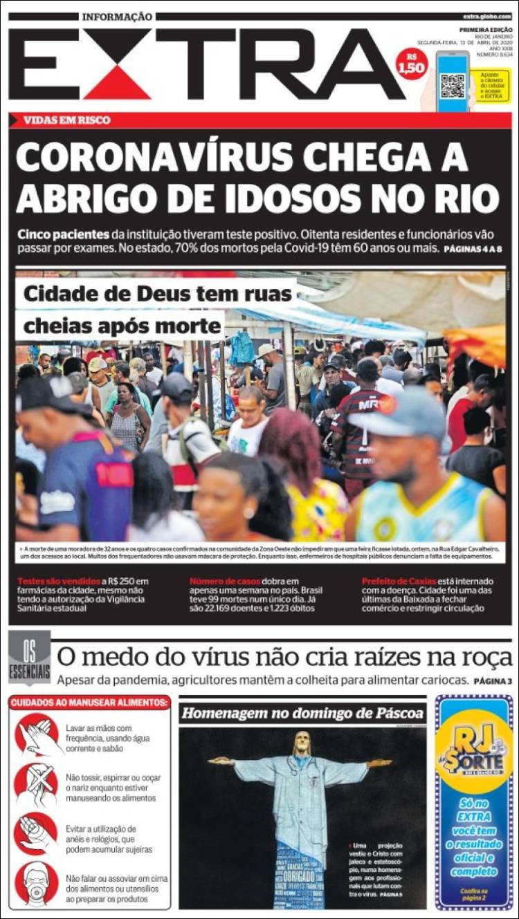 Portada de Extra (Brasil)