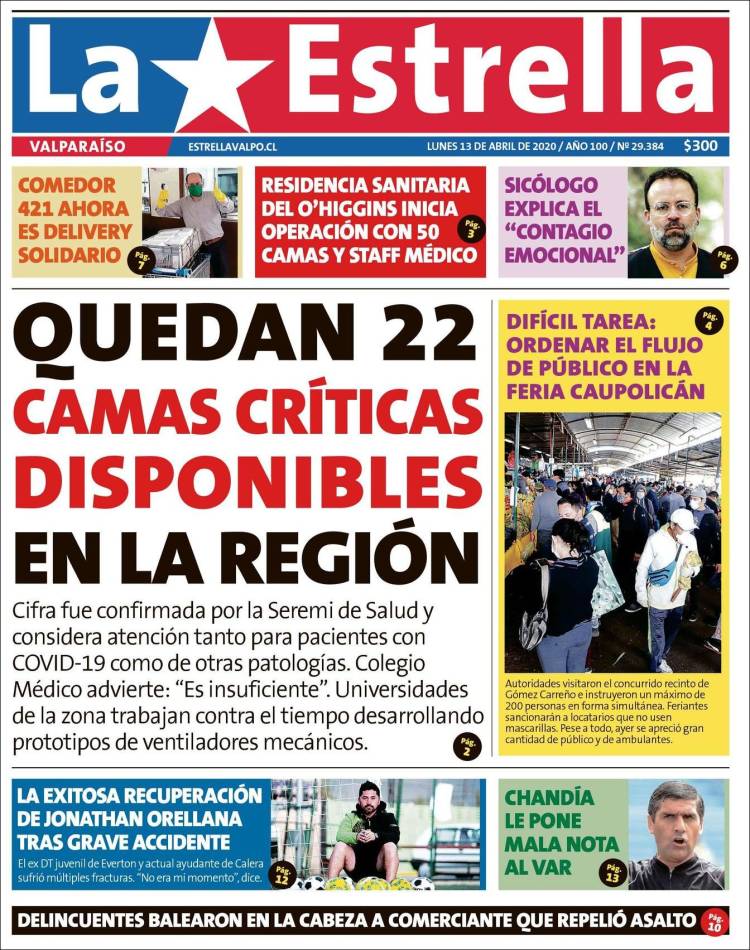 Portada de Estrella de Valparaiso (Chile)
