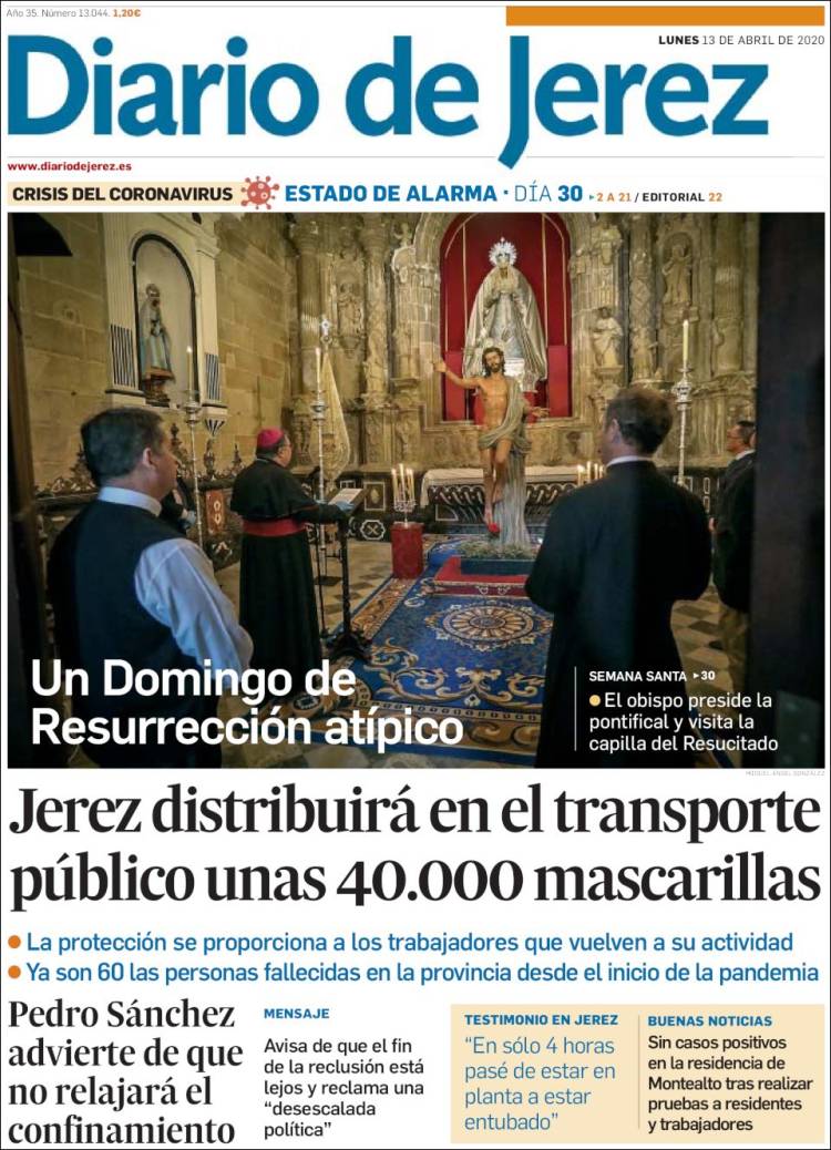 Portada de Diario de Jerez (España)