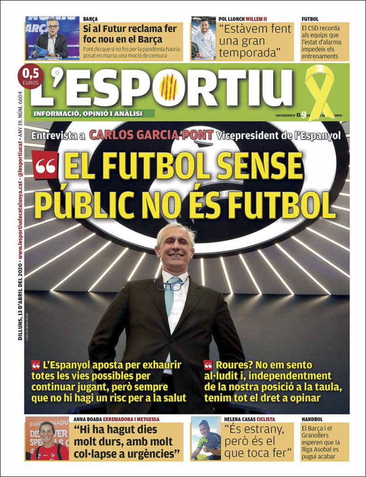 Portada de L'Esportiu (España)