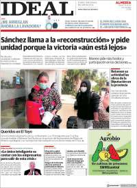 Portada de Ideal Almeria (España)