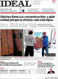 Portada de El Ideal de Jaén (España)