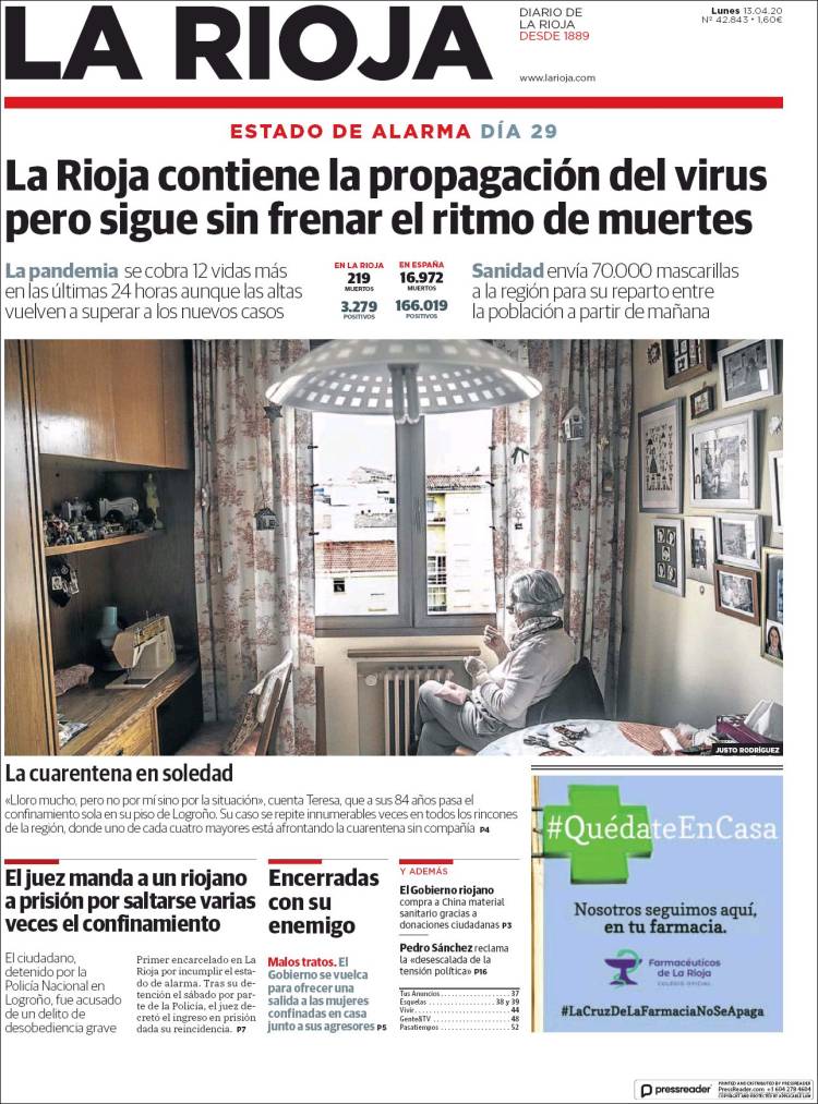 Portada de La Rioja (España)