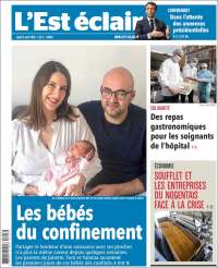 Portada de L'Est Eclair (Francia)