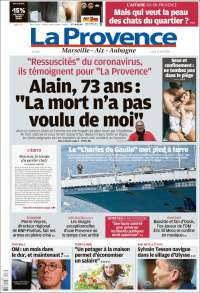 Portada de La Provence (Francia)