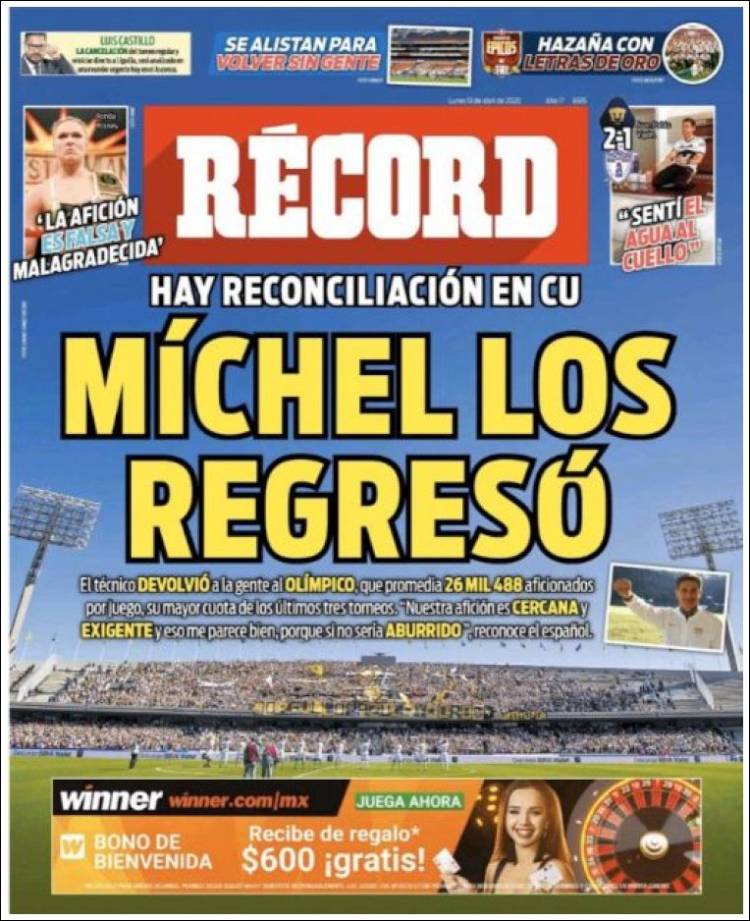Portada de Record (M&eacute;xico)