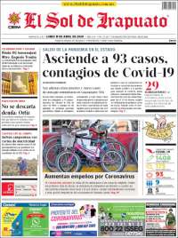 Portada de El Sol de Irapuato (M&eacute;xico)