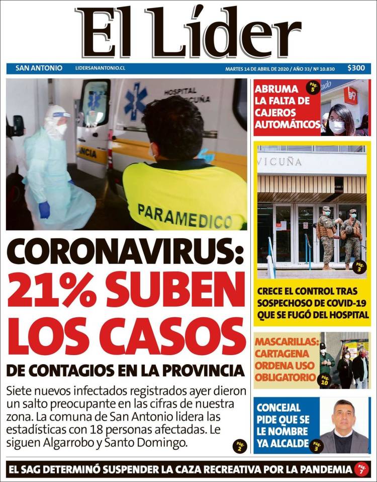 Portada de Lider de San Antonio (Chile)