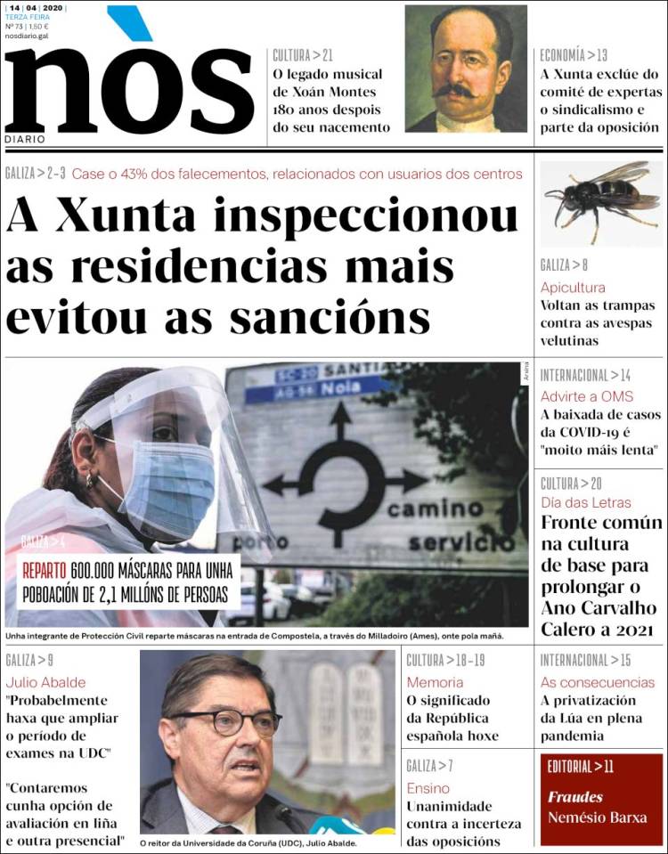 Portada de Nòs Diario (Spain)