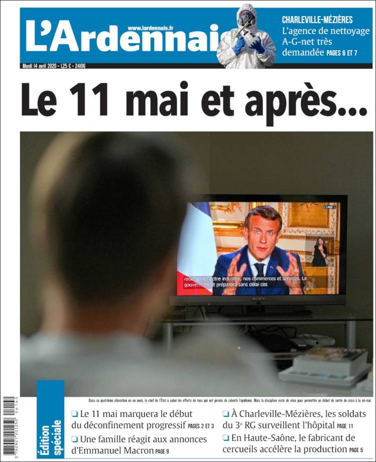Portada de L'Ardenais (Francia)
