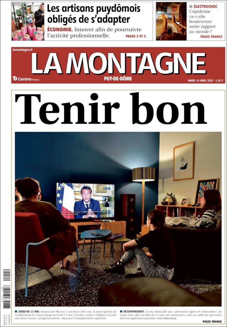 Portada de La Montagne (Francia)