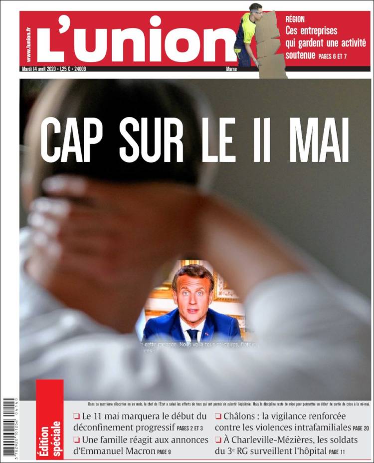 Portada de L'Union (Francia)