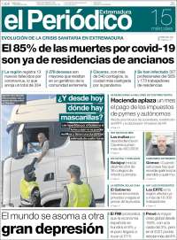 Portada de El Periódico de Extremadura (Spain)