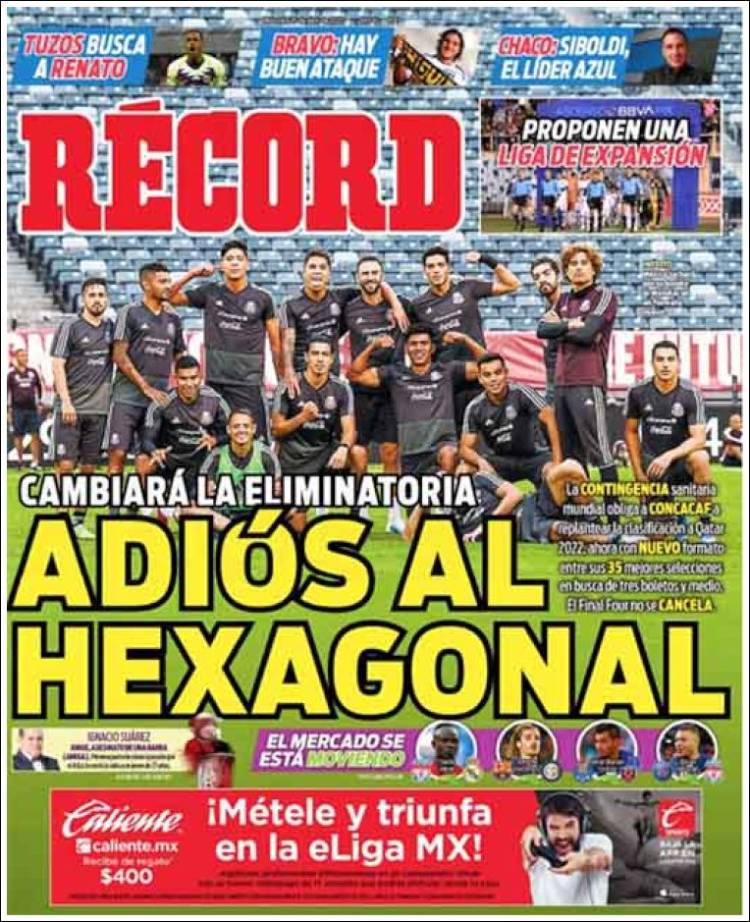 Portada de Record (Mexico)