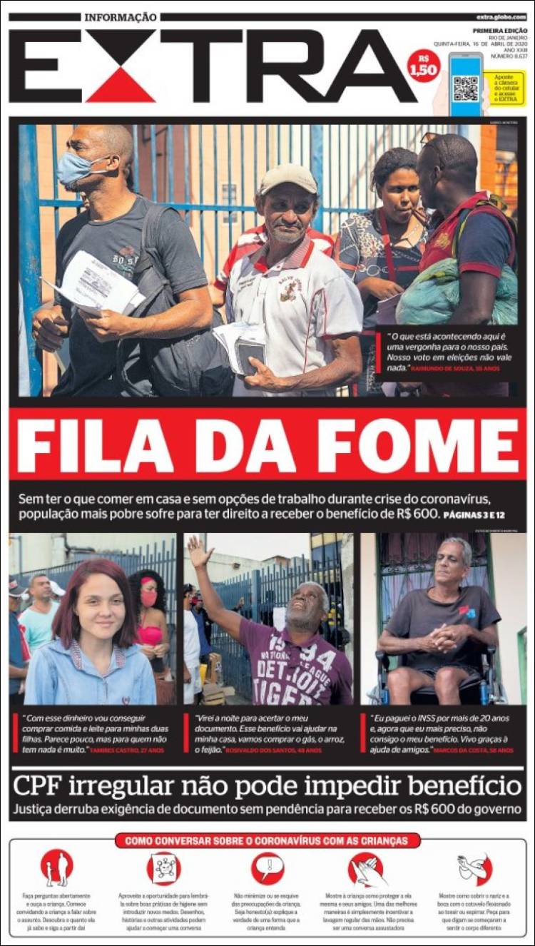 Portada de Extra (Brasil)