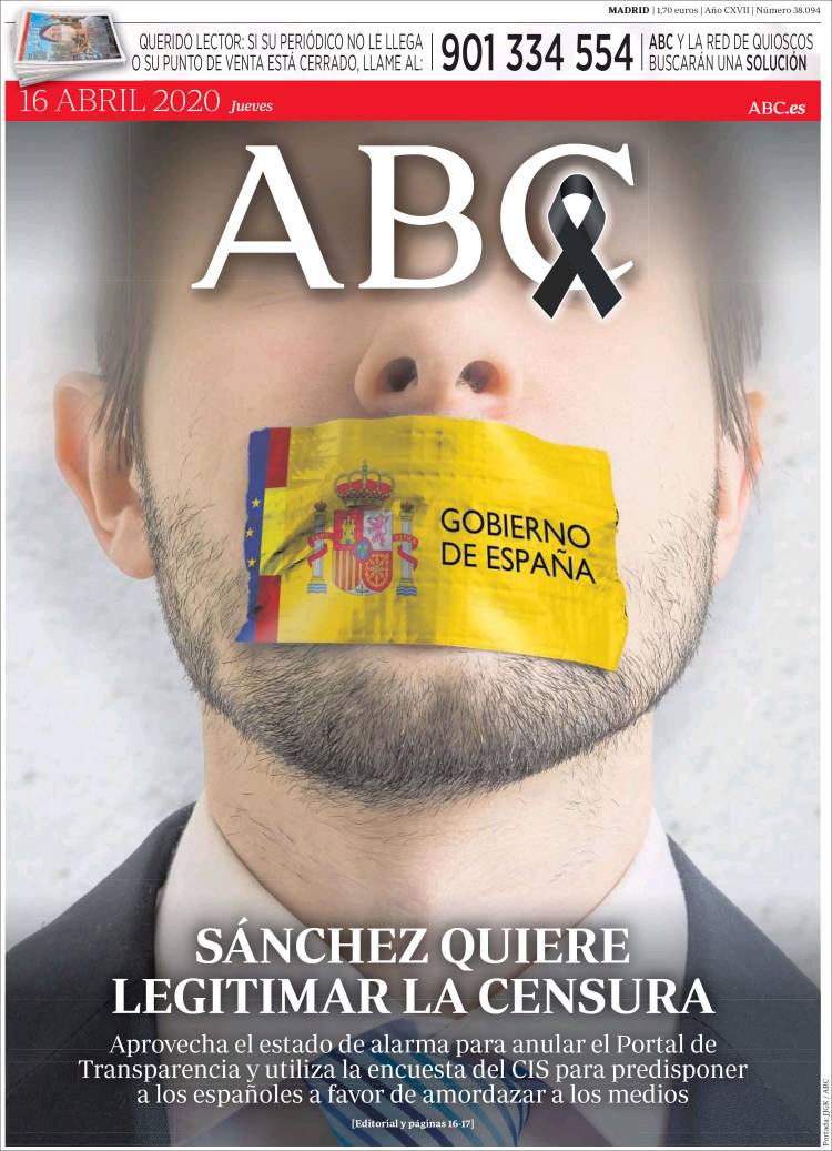 Portada de ABC (España)