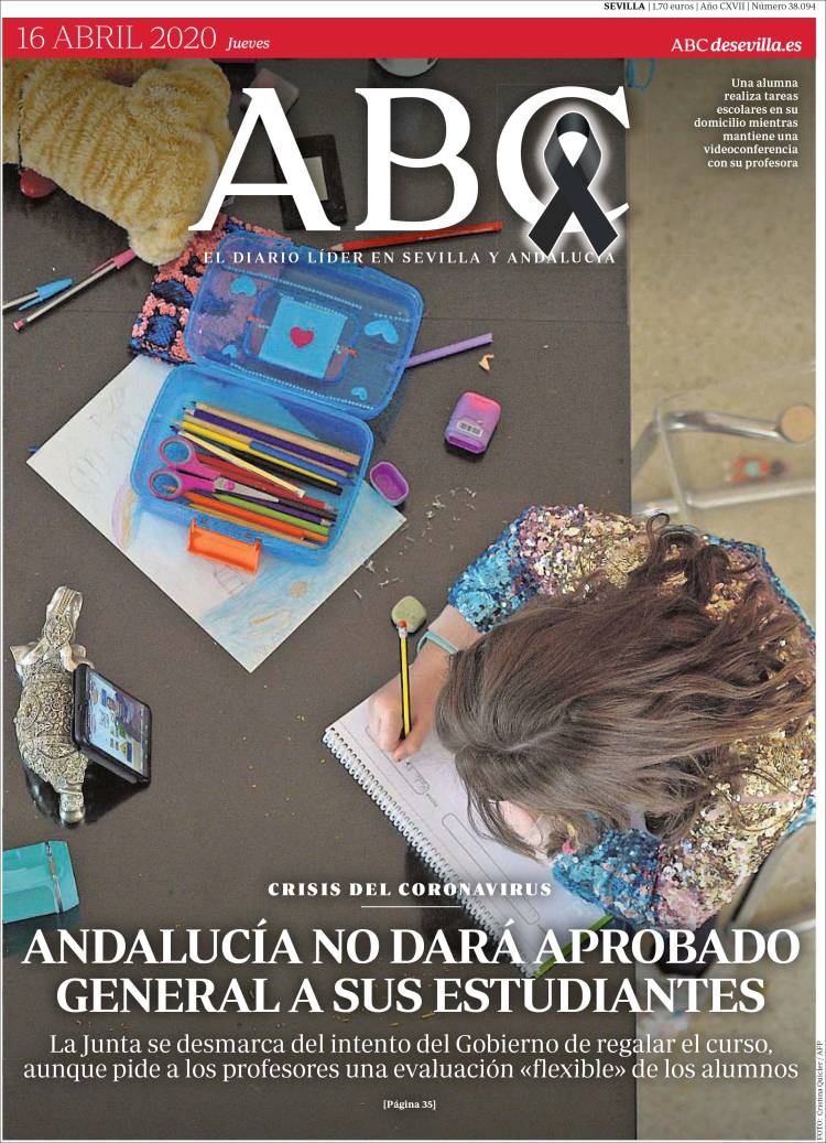 Portada de ABC - Sevilla (España)