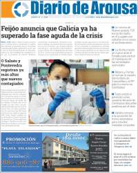 Portada de Diario de Arousa (España)