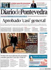 Portada de Diario de Pontevedra (España)