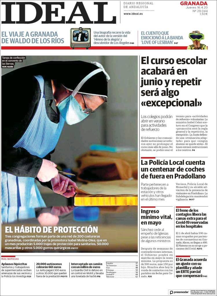 Portada de Ideal (España)