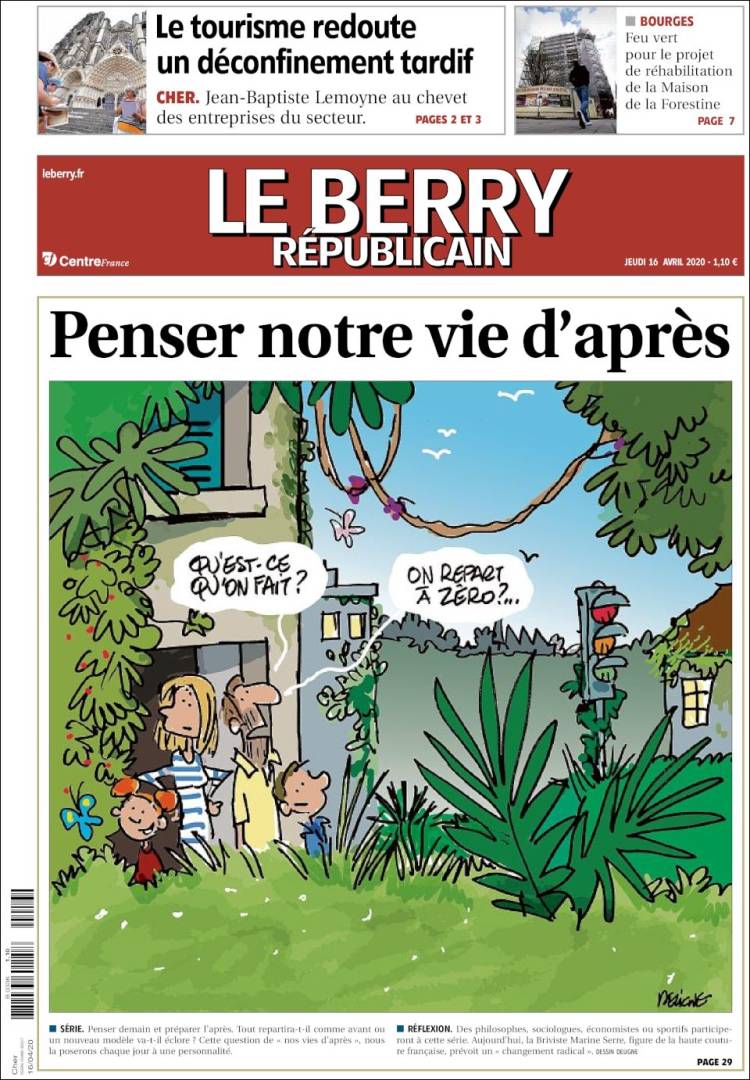 Portada de Berry Republicain (Francia)