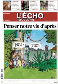 Portada de L'Echo Républicain (Francia)